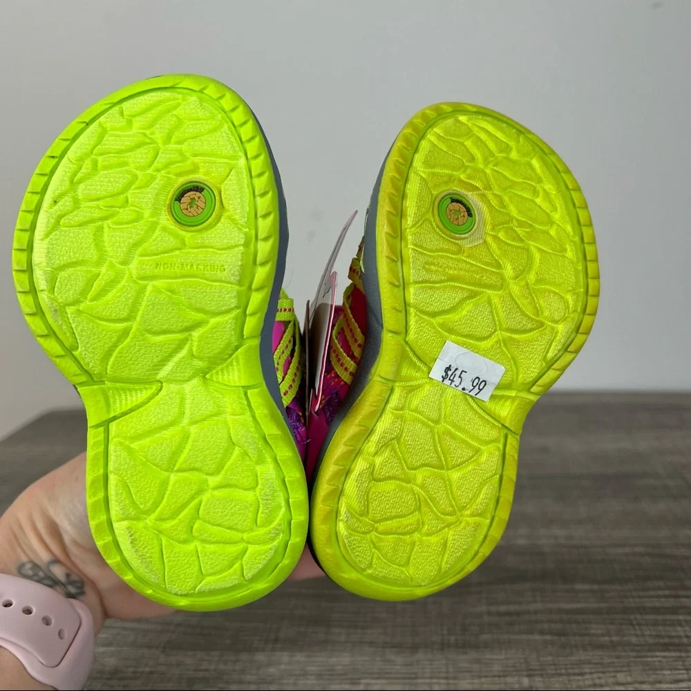 JAMBU Girls EVERLY Mesh Land and Water Ready‎ Fisherman Style Sandal Pink